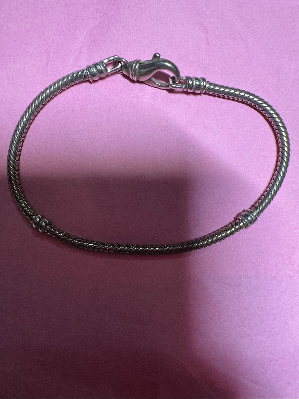 Silver Bracelet 7.5”